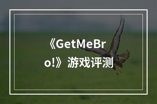 《GetMeBro!》游戏评测